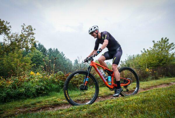 Luton Park Time Trial mountain bike race in Rockford, Michigan